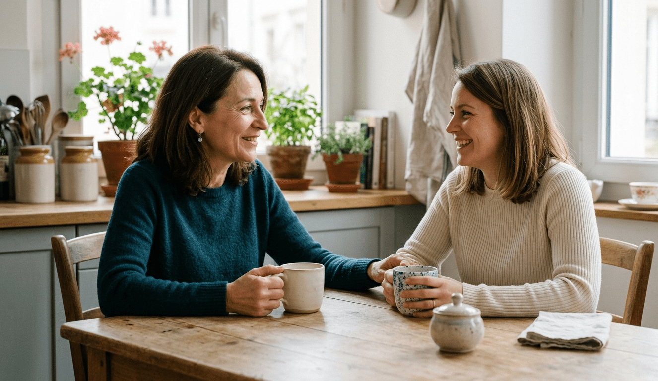 Refaire sa vie et en parler à ses enfants adultes : comment aborder ce moment avec sérénité