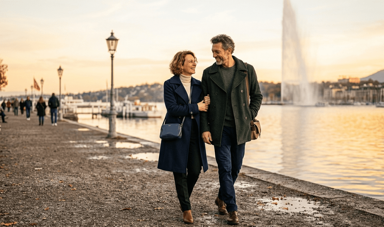 Rencontre senior à Genève : l’amour a rendez-vous au bord du Léman