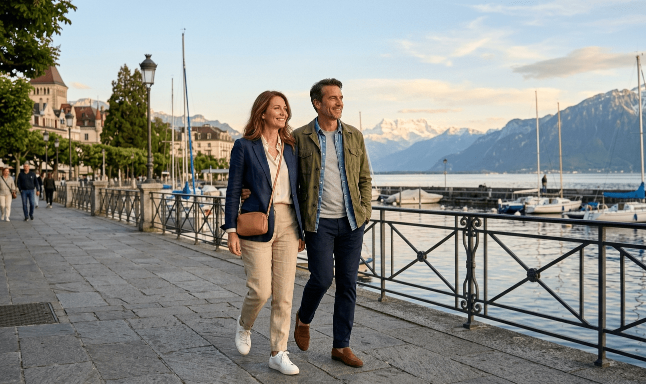 Rencontre senior à Lausanne : célibataires de 50 ans et plus