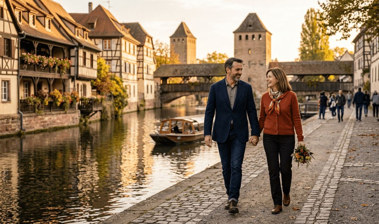Rencontre senior à Strasbourg : l’amour au cœur de l’Alsace