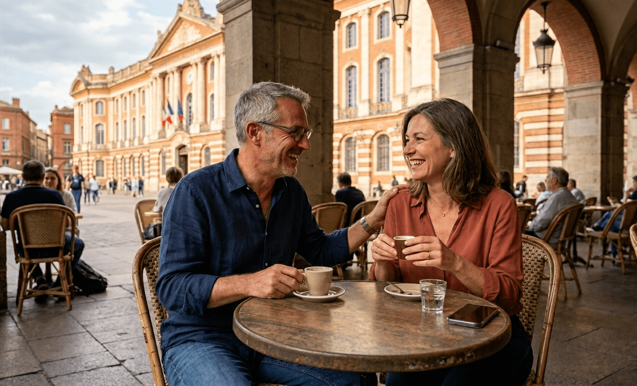 Rencontre senior à Toulouse : retrouver le goût des belles histoires après 50 ans